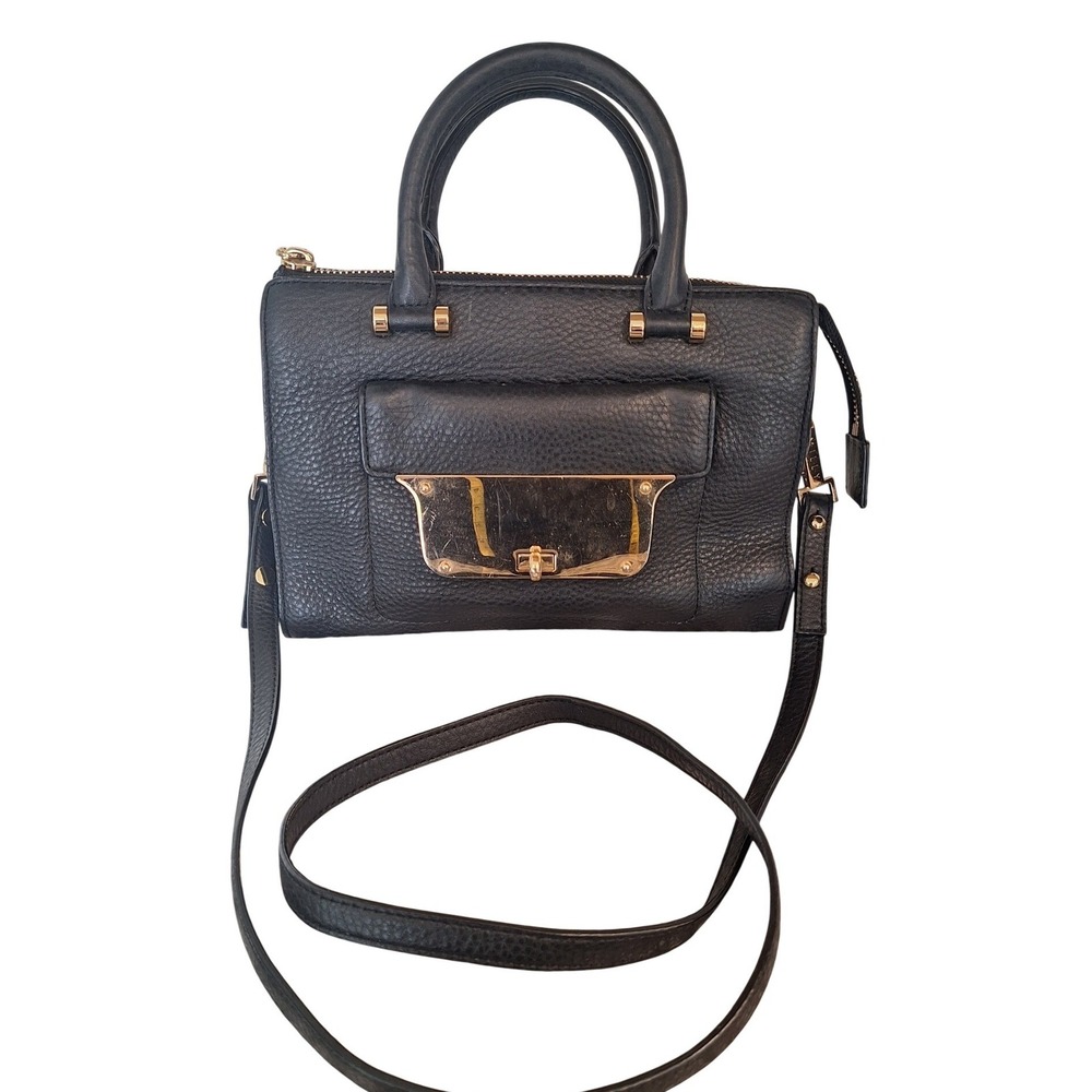 Milly Women's Black Leather Isabella Tote Bag